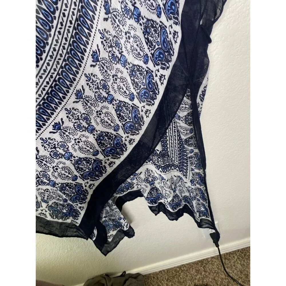 NWT Angie mixed boho print kimino longline lightweight cardigan open front